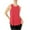 Red, variant on Chbgutlmr Workout Tops for Women Round neck Loose Hem Sports Tanks Split Irregular Cropped Trendy Athletic tees