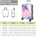 thumbnail image 4 of Stretch Luggage Cover XL(29-32in)– Elastic Travel Suitcase Protector with Handle Openings & Bottom Closure, Washable Polyester Spandex Suitcases Cover, Abstract Geometry Print, 4 of 5