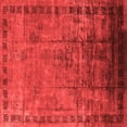 thumbnail image 1 of Ahgly Company Indoor Square Oriental Red Traditional Area Rugs, 4' Square, 1 of 4