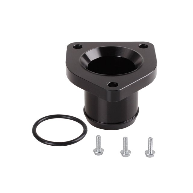 Kenally Reemplazo del sello de fugas de la carcasa del termostato del del coche Conjunto de cuello de agua de aleación de Vehículos, repuestos y accesorios Mis Negro