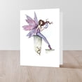 thumbnail image 4 of CafePress - Whispering Moon Fairy - Greeting Card, Blank Inside Glossy, 4 of 4