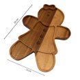 thumbnail image 3 of Tabla de Quesos Holiday Time de Madera Galleta Jengibre Niña Beige, 3 of 4