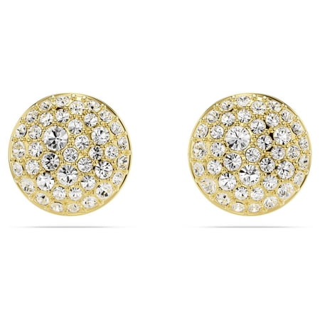 Swarovski Meteora 5683444 Gold-Tone Plated & Crystal Stud Earrings MSRP $119
