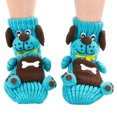 thumbnail image 2 of WRKEKC Women's Winter Warm Crew Socks Cartoon Design Thick Knitted Non Slip Home Floor Socks for Cozy Cold Weather Leisure Wear, 2 of 3