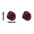 thumbnail image 3 of Adornos para San Valentín, regalos para San Valentín, pendientes de rosa de cuero con un toque invernal para San Valentín francés, cien modelos de mujer, pendientes festivos., 3 of 6