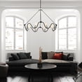 thumbnail image 3 of Livex Lighting - Archer - 8 Light Chandelier in Contemporary Style - 36 Inches, 3 of 11