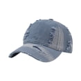 thumbnail image 3 of Lumtrix Vintage Distressed Baseball Caps Soft Dad Hats Adjustable Trendy Hat for Mens Womens Sky Blue One Size, 3 of 4