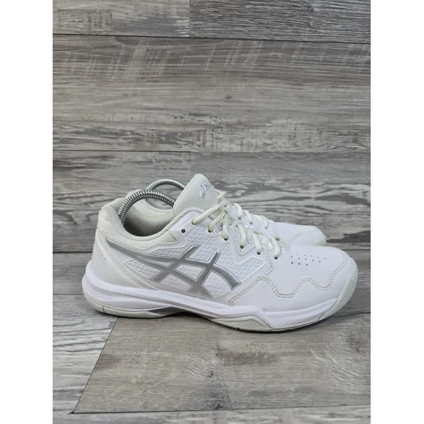 Asics Womens Gel Dedicate 7 1042A167 White Running Shoes Sneakers Size 9