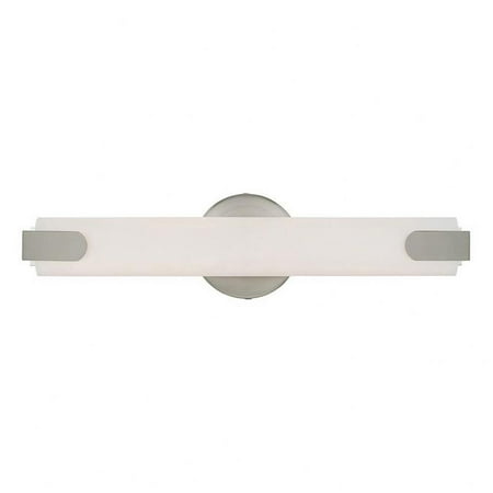 20W Led Ada Bathroom Light in Modern Style 4.38 inches Wide By 17.5 inches High-Brushed Nickel Finish Bailey Street Home 218-Bel-3110379