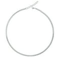 thumbnail image 2 of Cherry - 4 Carat Adjustable Round Diamond Tennis Necklace, 2 of 3