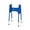 Deep Marine, variant on Jover Walker Cover (Blue Floral) - Stylish Fabric Cover with Pockets for Standard Folding Walker, Walker Accessories, Washable Polyester, Matching Bag