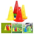 thumbnail image 4 of Miangastore 24pcs Plastic Agility Cones Soccer Cones Training Field Marker Multi-color Traffic Cones, 4 of 8