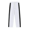 thumbnail image 3 of Men's Casual Patchwork Sweatpants Comfortable Drawstring Sportswear Trousers With Multiple Pockets For Everyday Wear, 3 of 7