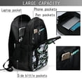 thumbnail image 4 of Balery Cartoon Koala Bear Mochila con carga USB para hombre y mujer - Mochila impermeable y antirrobo para laptop con puerto USB para viajes, trabajo, 4 of 7