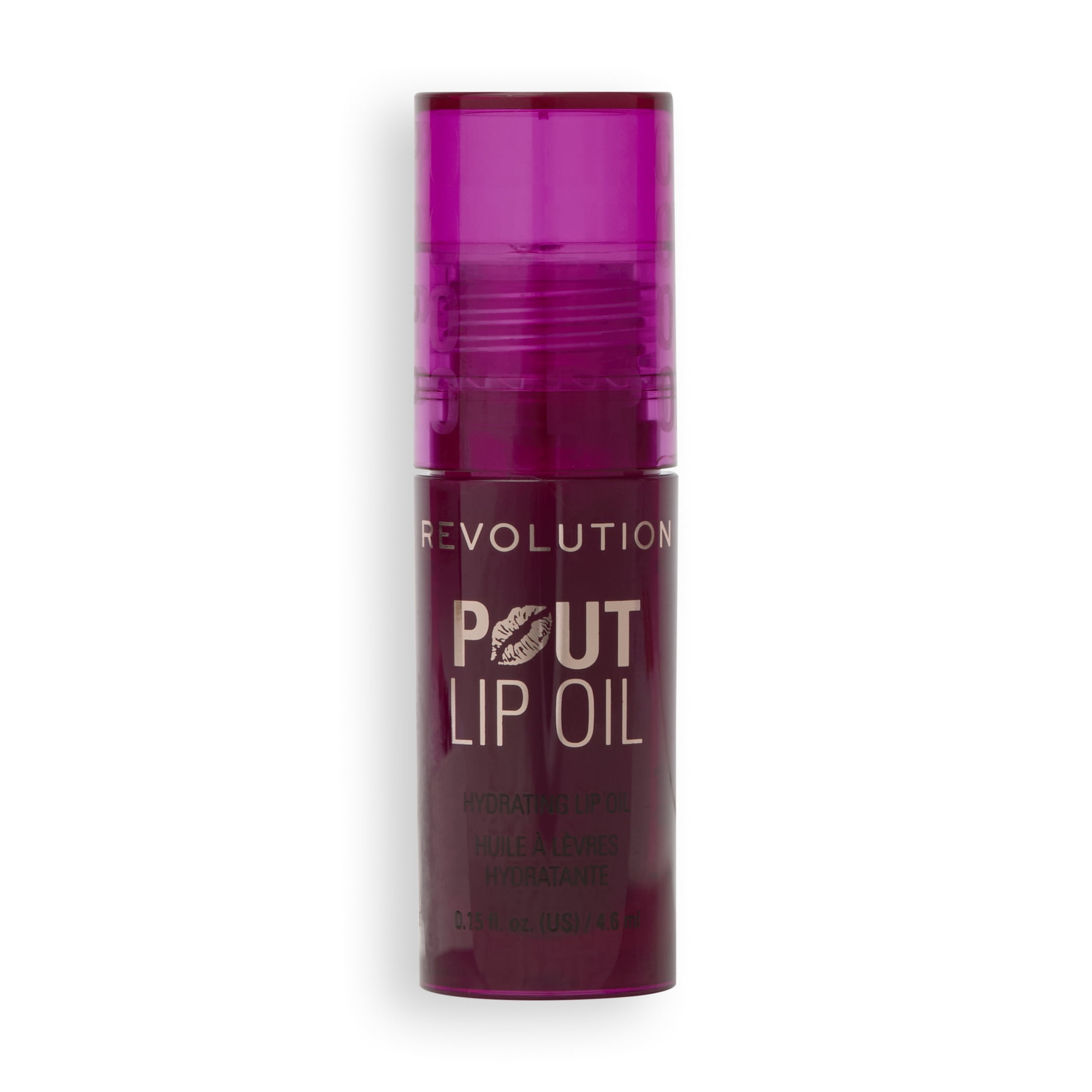 Revolution Pout High-Shine Lip Oil with Vitamin E, Bitten Cherry