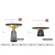 thumbnail image 1 of Mesa de centro de cristal de lujo, ligera y moderna, vidrio de estilo simple, muebles de sala de estar Ins, mesa redonda pequeña en colores de diseño, 1 of 4