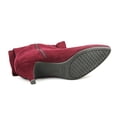 thumbnail image 4 of aerosoles women's afterward boot, wine fabric, 8 m us, 4 of 5