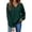 19# Dark Green, variant on Women’s Long Sleeve V Neck Basic Sweaters Classic Pullover Tops Soft Loose Business Casual Work Fall Spring Clothing Pink M