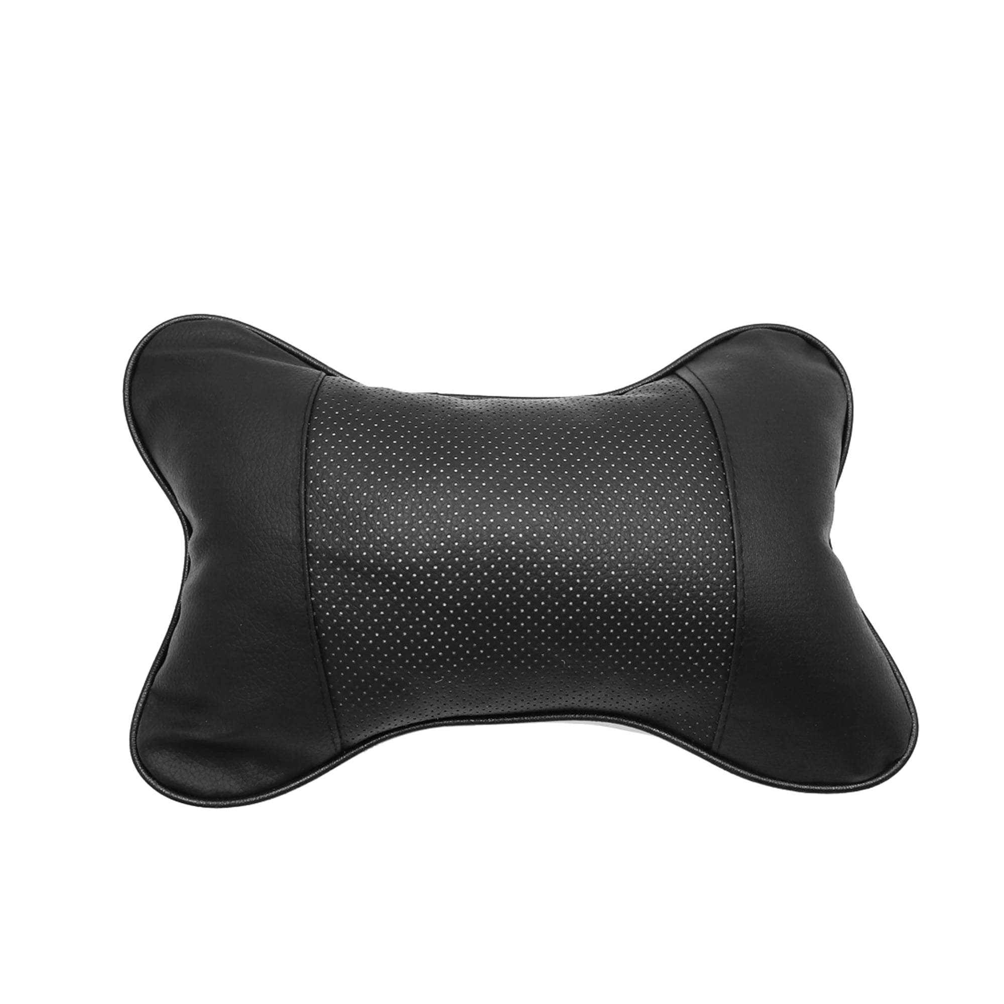 Faux Leather Black Beige Seat Rest Pillow Auto Car Headrest Cushion Pad for Car