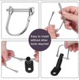 thumbnail image 4 of 2 Sets Bike Trailer Coupler Aicer Connector Bike Trailer Hitch Adapter Trailer Hitch Mount Coupler With 18 In 1 Snowflake Multi-tool, 4 of 5