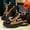 Black, variant on Men'S Winter High-Top Snow Boots with Fleece - Warm Thermal Insulated Cold Weather Boots, Non-Slip Rubber Sole, Lace-Up Ankle Support, Round Toe Design, Streetwear, Winter Boots, Streetwear Footwear