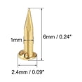 thumbnail image 2 of Uxcell 1x6mm Tiny Nails Carbon Steel Copper Plating 300 Pack, 2 of 5