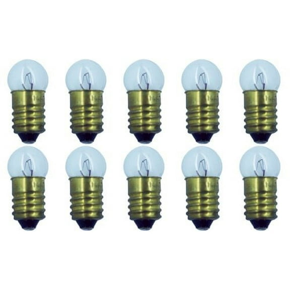 CEC Industries #1447 Bulbs, 18 V, 2.7 W, E10 Base, G-3.5 shape (Box of 10)