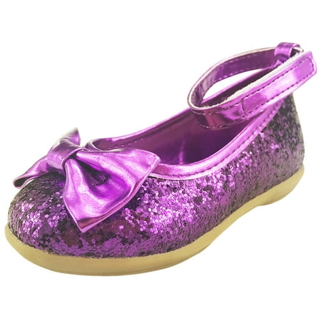 The Doll Maker Metallic Glitter Strap Flat Shoes-TD173046-5