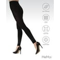 thumbnail image 6 of MeMoi Rhinestone Starburst Footless Opaque Tights - Womens - Female (Medium/Large, Black), 6 of 7
