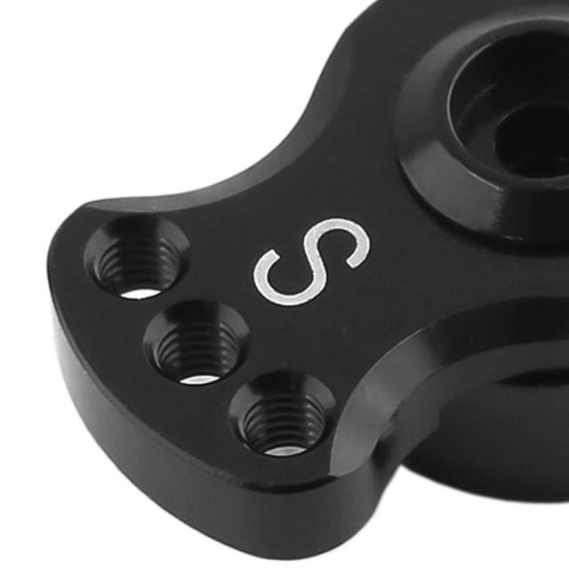 pitrice Alloy Aluminum Servo Arm Rocker Accessory Server for 1/10 RC Cars Boat Buggy S Black