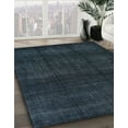 thumbnail image 3 of Ahgly Company Machine Washable Indoor Rectangle Abstract Deep Teal Green Area Rugs, 7' x 10', 3 of 7