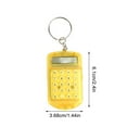 thumbnail image 2 of Mini Keychain Calculator, Portable Digital Calculator Key Ring Small Electronic Pocket Calculator for Office, School, and Travel Use, 2 of 6