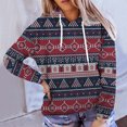 thumbnail image 4 of Pntutb Adies Invierno Manga Larga Impreso Suéter Sombrero Casual Top Suéter Con Capucha Pntutb Pntutb-2777, 4 of 8