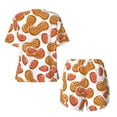 thumbnail image 5 of Lsque Peanuts4 Women's Short-Sleeved Pajama Set - 2 Piece Soft and Lightweight Sleepwear Set-4X-Large, 5 of 9