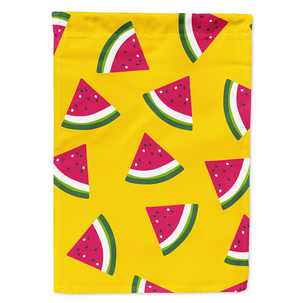 Watermelon on Yellow Garden Flag