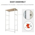 thumbnail image 6 of BuySphere 4 Dresser Storage Tower, Organizer Drawers for Closet Boys & Girls Bedroom, Bedside Furniture, Chest for Home, College Dorm, Steel Frame, Wood Top, Fabric Bins,Whtie, 6 of 24