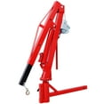 thumbnail image 2 of Olurrisa 500LB Hydraulic Truck Crane with Adjustable Boom & 2" Hitch Mount - Red Heavy-Duty Steel Engine Hoist for Pickup Trucks, Trailers, PWC | Effortless Lifting, 360° Swivel, Stable Load Control, 2 of 9