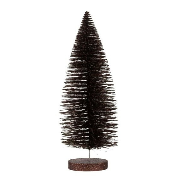 Visland Tabletop Mini Christmas Tree Multi-color Artificial Pine Tree Decor with Base for Christmas Party Home Desktop - 1PC