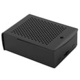 thumbnail image 4 of Aluminum Alloy Protective Shell, High Hardness Hollow Design Heat Dissipation Enclosure Multiple Holes With Fan For  4, 4 of 8