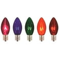 thumbnail image 1 of Vickerman C9 Multi-Colored Twinkle Transparent Replacement Bulb, 1 of 1