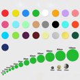 thumbnail image 3 of FRCOLOR dot label paper 10pcs Stickers Labels Self-Adhesive Waterproof Adhesive Printing Paper Dot Label Classification Mark Sticker for Adults and Kids (Random Color),0.39"X0.39"X0.04", 3 of 4
