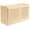 Microwave Wall 12" D x 30" W 18" H, variant on Quicklock RTA (Ready-to-Assemble) | Base Kitchen Cabinets - Shaker Style | Made in America (Raw Maple, 36" W x 34.5" H x 24" D Sink Base)