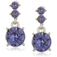 thumbnail image 3 of Set de joyas Nine West Purple con forma de collar y pendientes, tono plateado, 3 of 6