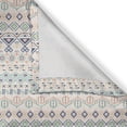 thumbnail image 6 of Ambesonne Geometric Grommet Curtain, Aztec Motifs Squares, 50" x 63", Mint Dark Blue Peach, 6 of 6
