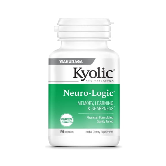 Kyolic Specialty Series Neuro-Logic, For Memory, Learning Sharpness , 120 Capsules