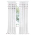 thumbnail image 1 of Achim POPN63BT06 52 x 63 in. Pom Pom Rod Pocket Window Curtain Panel, Bright, 1 of 2