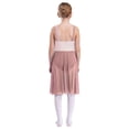 thumbnail image 2 of Oyolan Robe de Danse Sans Manches en Maille Transparente pour Filles, Justaucorps de Danse Moderne, Vêtements de Performance, Marron Clair 10, 2 of 7