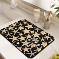 thumbnail image 3 of Seahorse Fantasy Coffee Bar Mat Boho Ocean Theme, 4-Layer Slip-Resistant Mat for Espresso Machines, 3 of 4