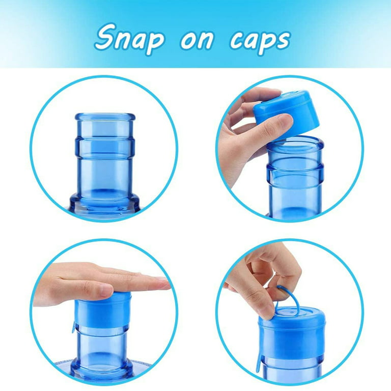 Elbourn Non Spill Cap Anti Splash Bottle Caps Reusable for 55mm 3