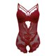 thumbnail image 4 of Gibobby Conjuntos de bragas de encaje Conjunto de Lencería Sexy para Mujer Sexy Conjunto de Bralette de Encaje Cruzado Conjunto de Brasier y Bragas(Rojo, G), 4 of 5